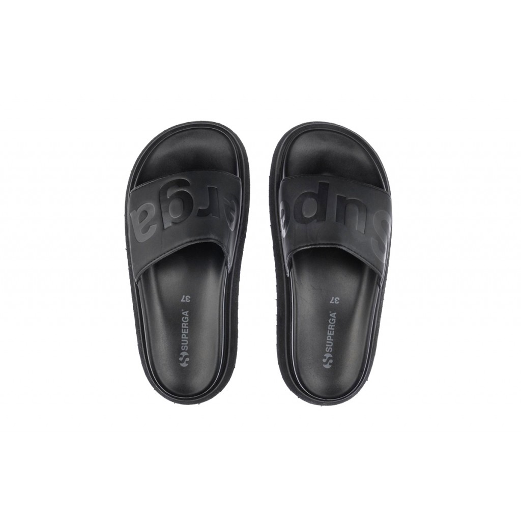 Superga platform slides on sale